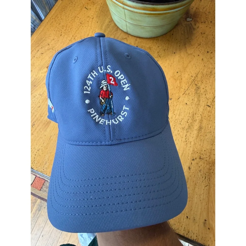 Pinehurst • Ahead 124th U.S. Open Golf Hat OSFA Blue Putter Boy Performance Cap